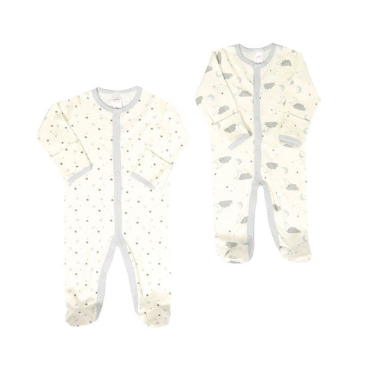 Star and Moon Sleepsuits